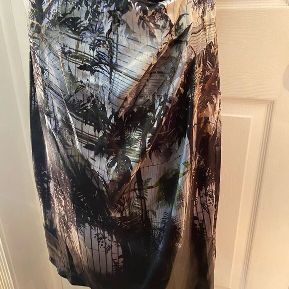 Escada 100% silk floral print dress, size 38(S) - Picture 5 of 12